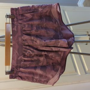 Hotty hot LR short 4” lined (pink camo) - size 12 tall